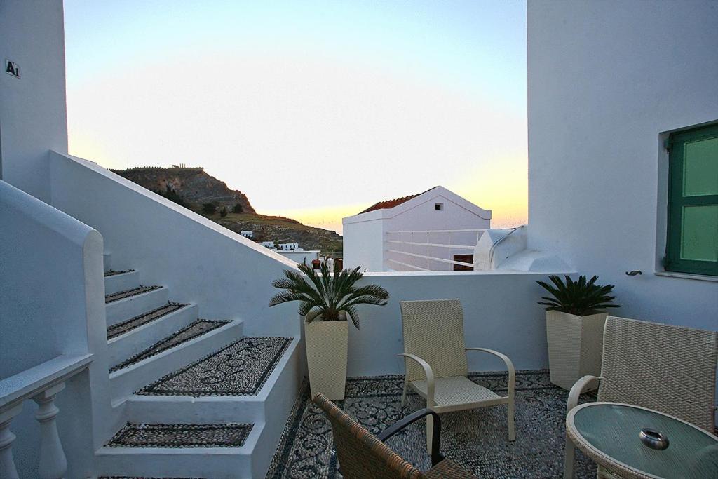 Xenones Lindos Apart otel Dış mekan fotoğraf