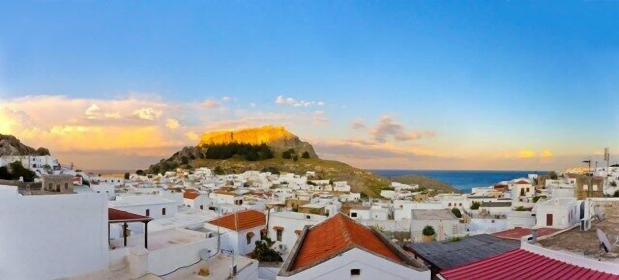 Xenones Lindos Apart otel Dış mekan fotoğraf