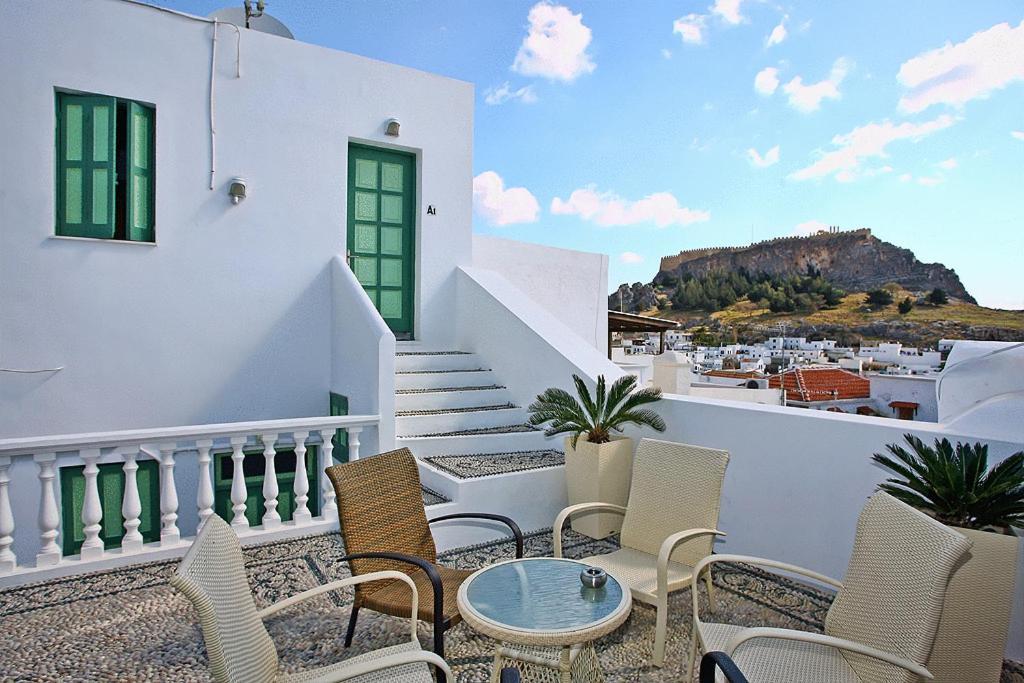 Xenones Lindos Apart otel Dış mekan fotoğraf