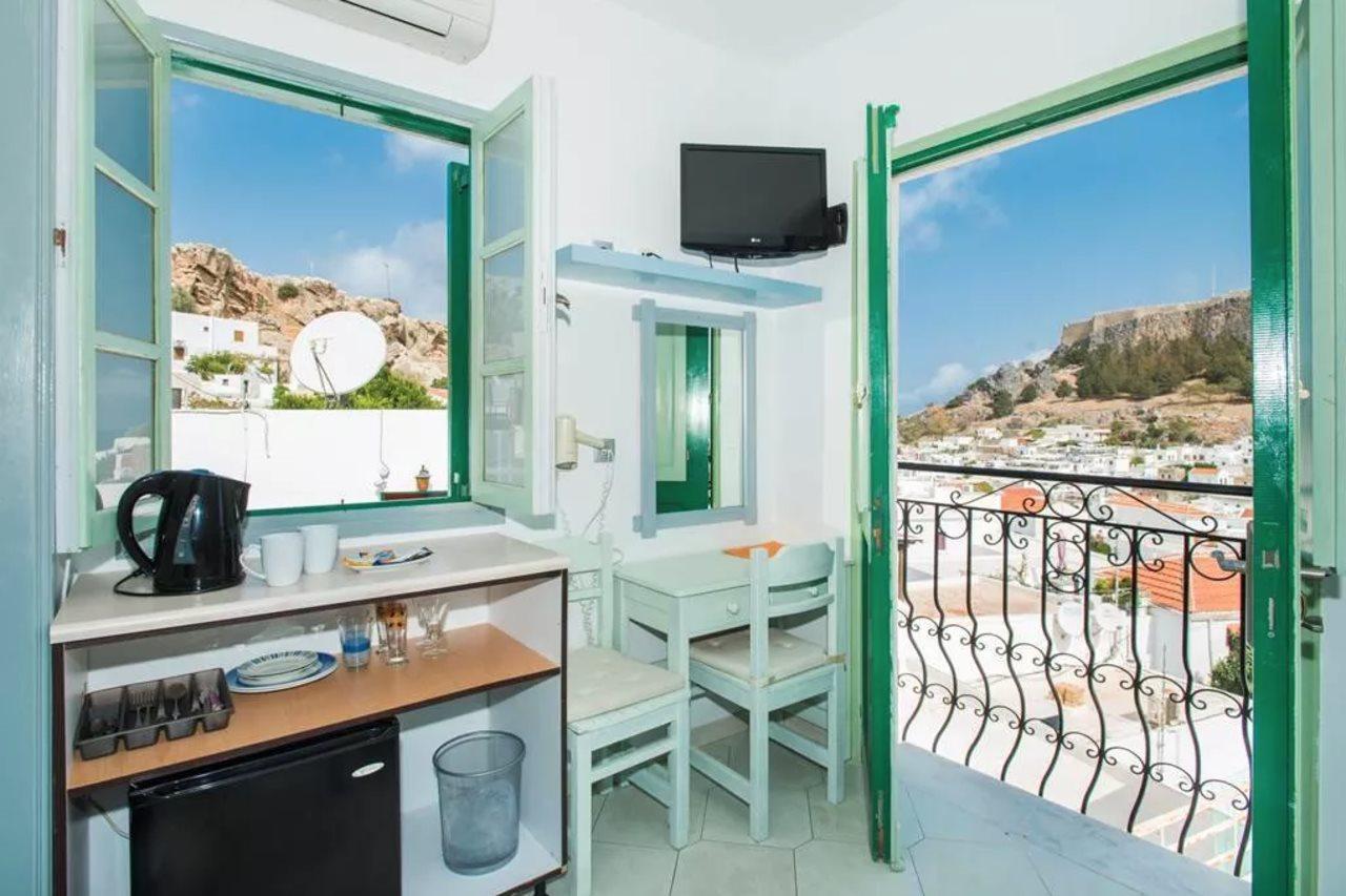 Xenones Lindos Apart otel Dış mekan fotoğraf